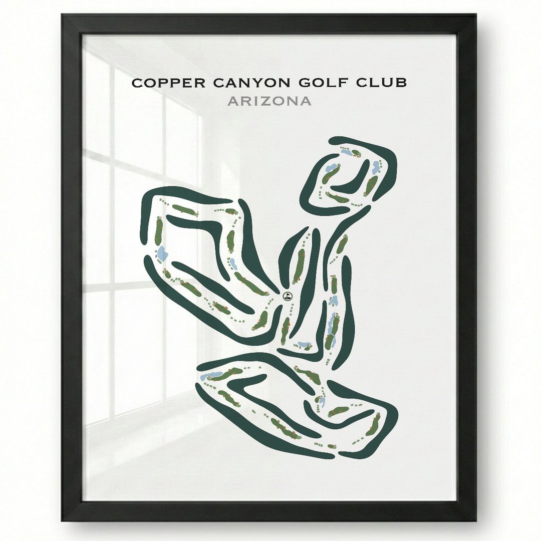 Copper Canyon Golf Club, Arizona - Printed Golf Courses