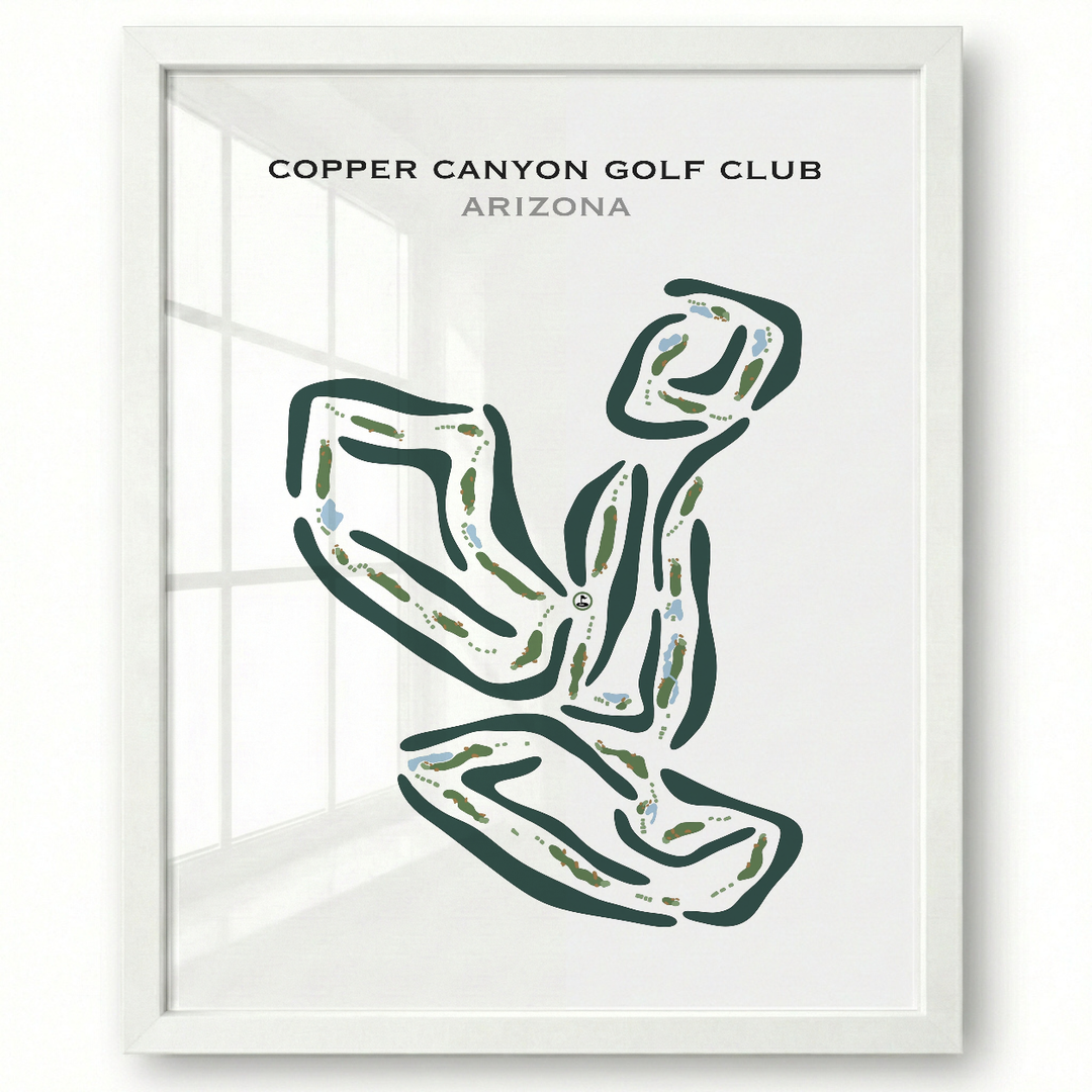 Copper Canyon Golf Club, Arizona - Printed Golf Courses