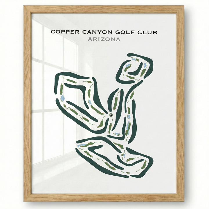 Copper Canyon Golf Club, Arizona - Printed Golf Courses