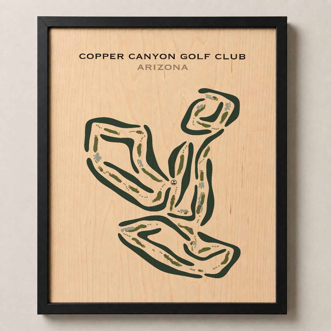 Copper Canyon Golf Club, Arizona - Printed Golf Courses
