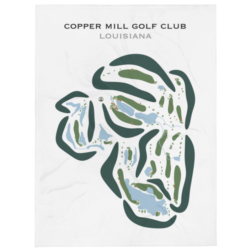 Copper Mill Golf Club, Louisiana - Printed Golf Courses