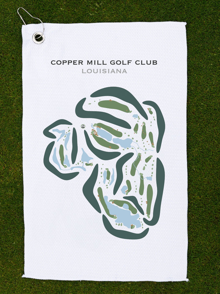 Copper Mill Golf Club, Louisiana - Printed Golf Courses