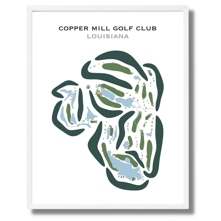 Copper Mill Golf Club, Louisiana - Printed Golf Courses