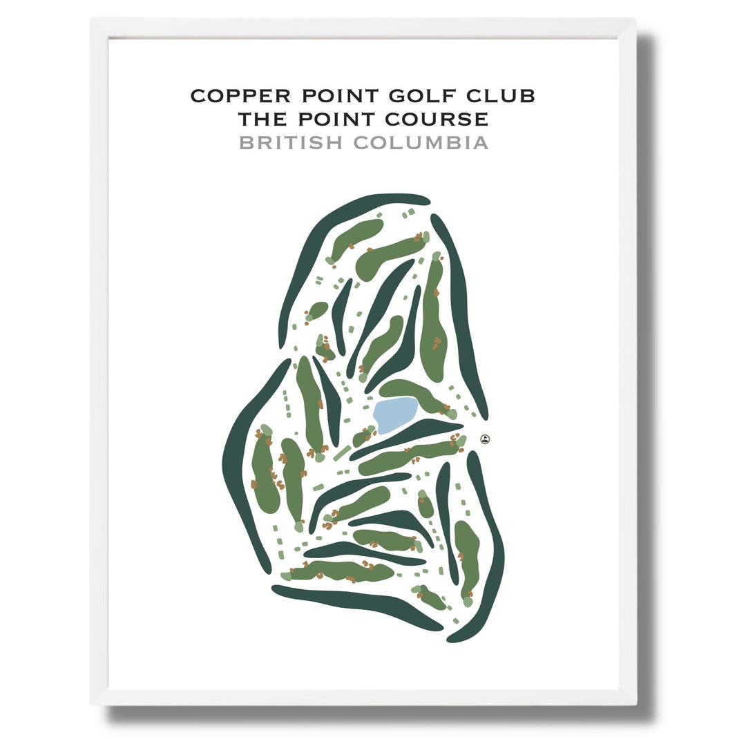 Copper Point Golf Club - The Point Golf Course, British Columbia - Printed Golf Courses