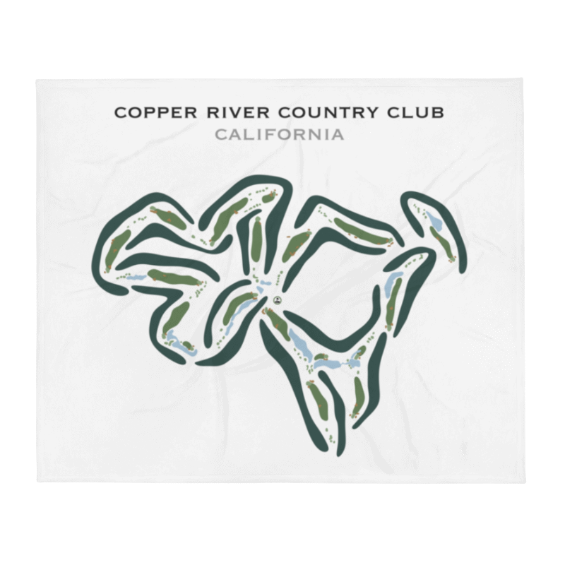 Copper River Country Club, California - Printed Golf Courses