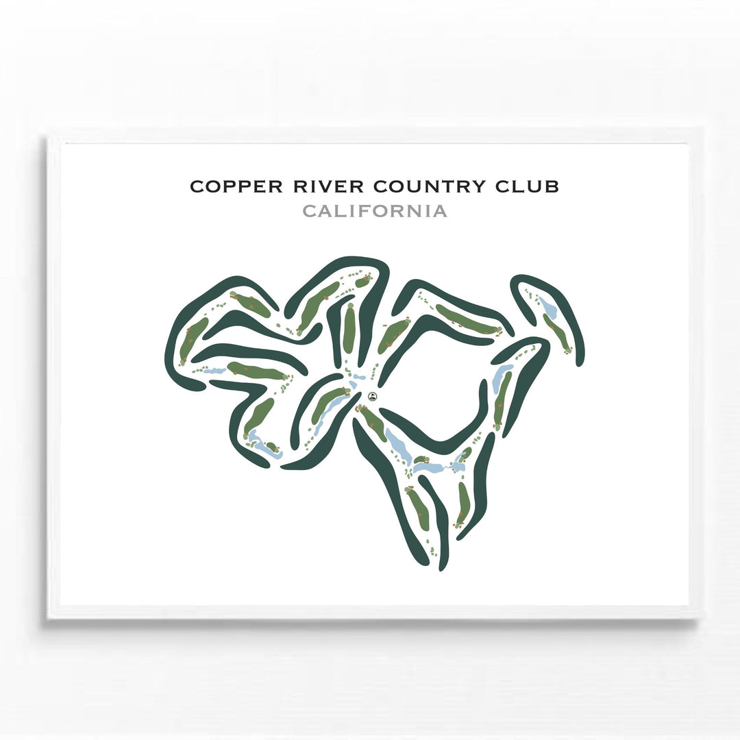 Copper River Country Club, California - Printed Golf Courses