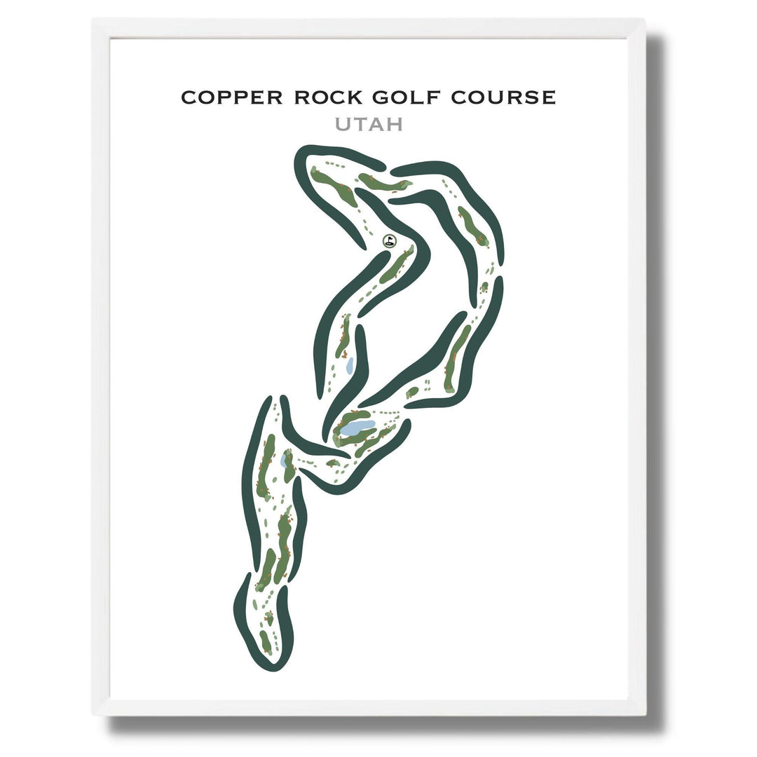 Copper Rock Golf Course, Hurricane Utah - Printed Golf Courses - Golf Course Prints