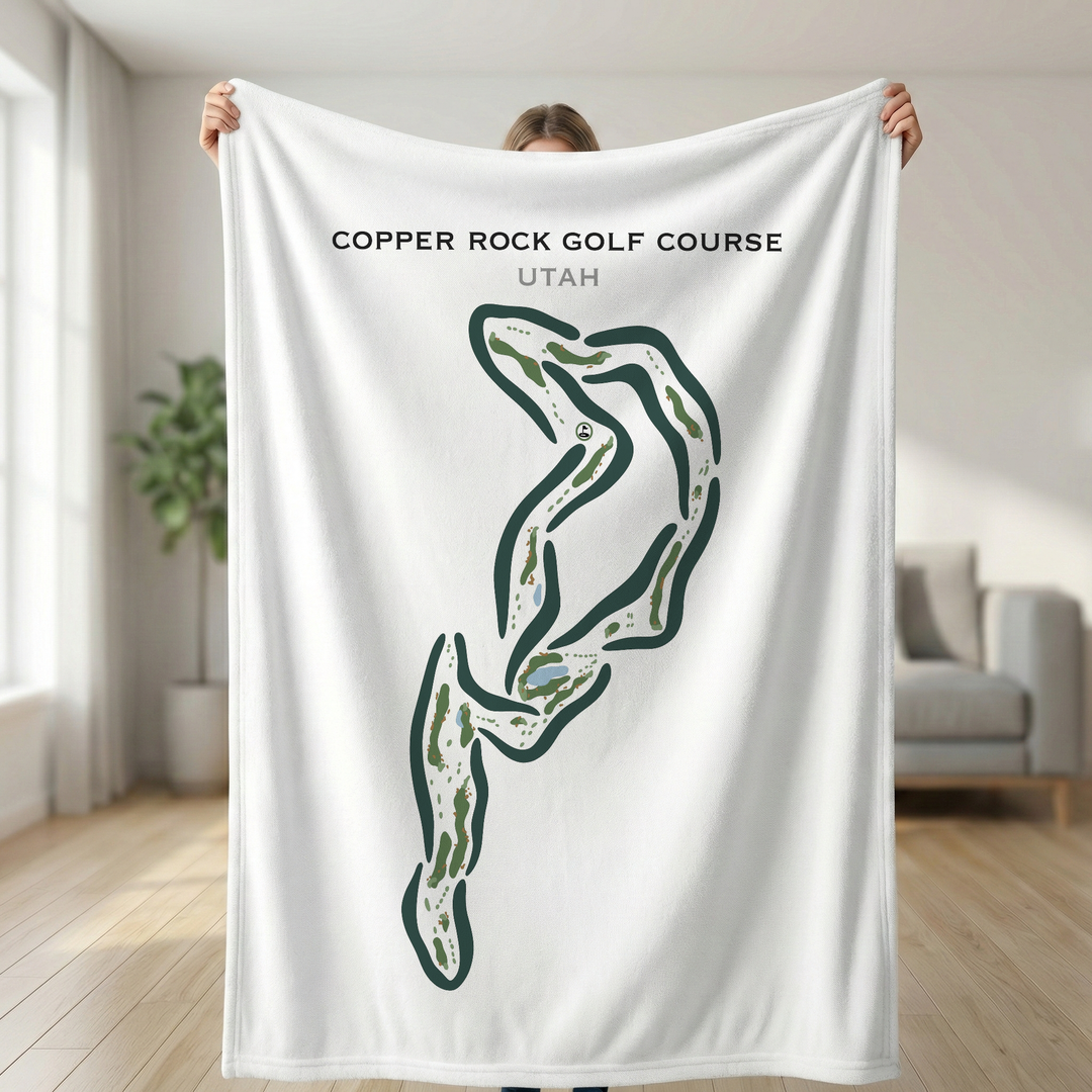 Copper Rock Golf Course, Hurricane Utah - Printed Golf Courses