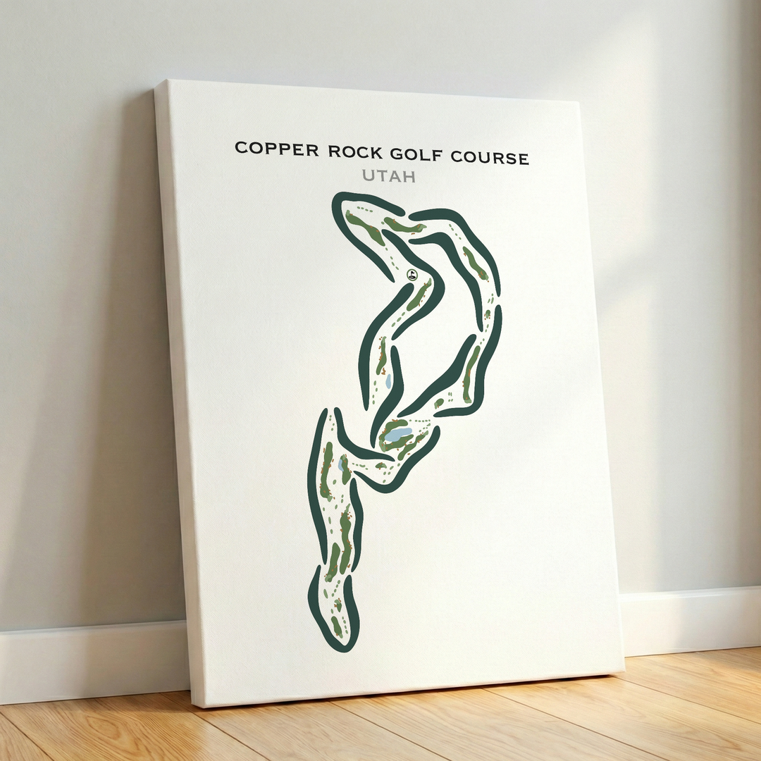 Copper Rock Golf Course, Hurricane Utah - Printed Golf Courses