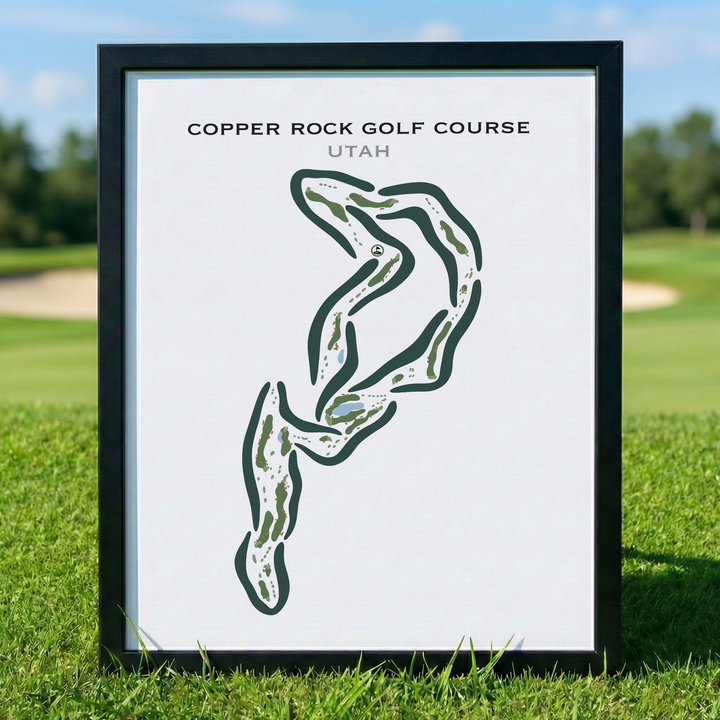Copper Rock Golf Course, Hurricane Utah - Printed Golf Courses