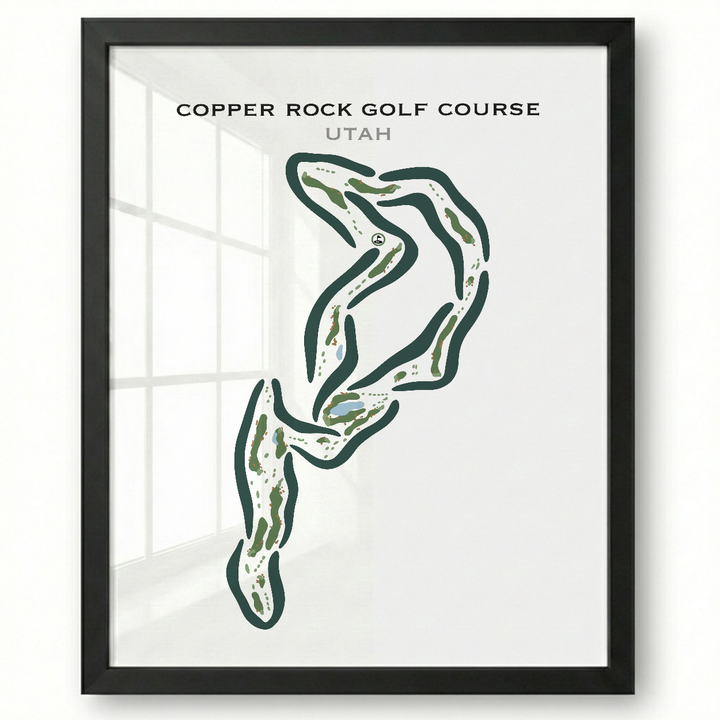 Copper Rock Golf Course, Hurricane Utah - Printed Golf Courses