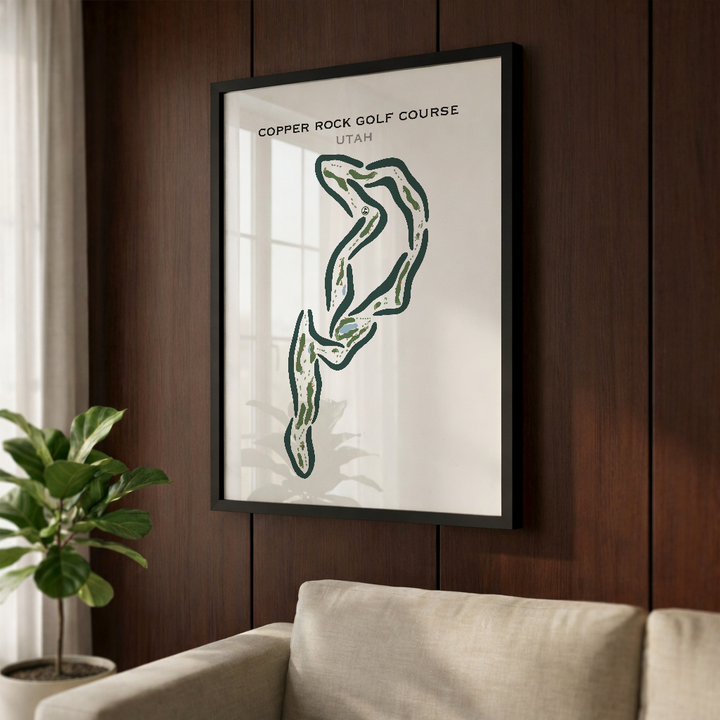 Copper Rock Golf Course, Hurricane Utah - Printed Golf Courses