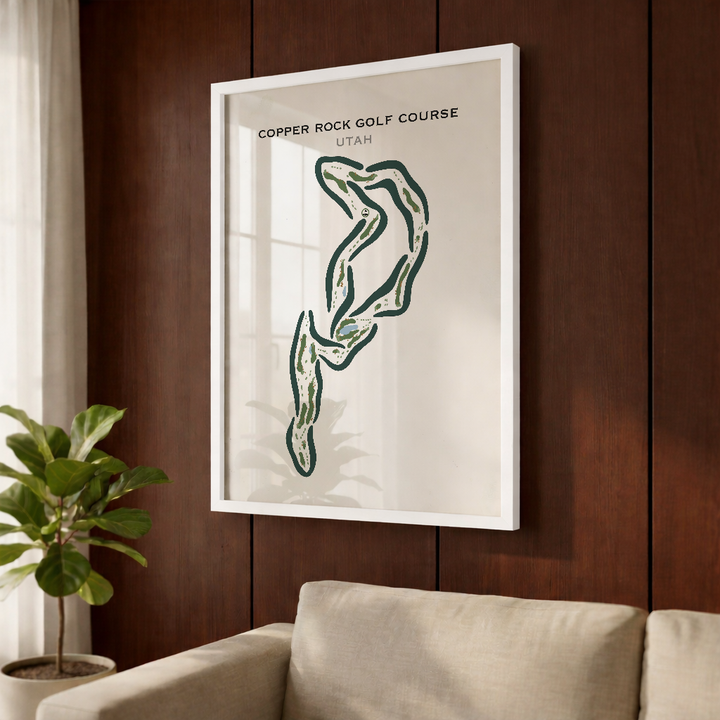 Copper Rock Golf Course, Hurricane Utah - Printed Golf Courses