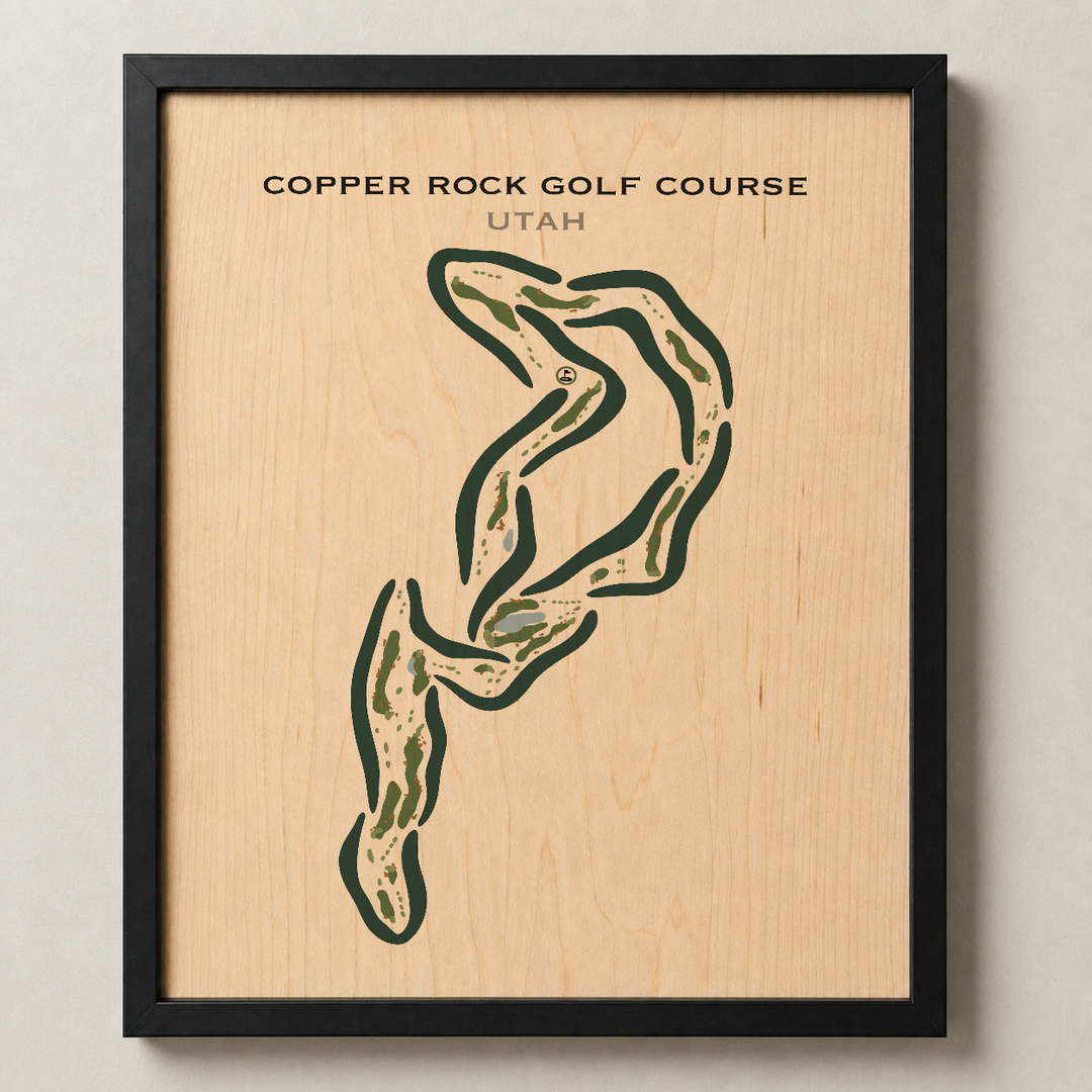Copper Rock Golf Course, Hurricane Utah - Printed Golf Courses