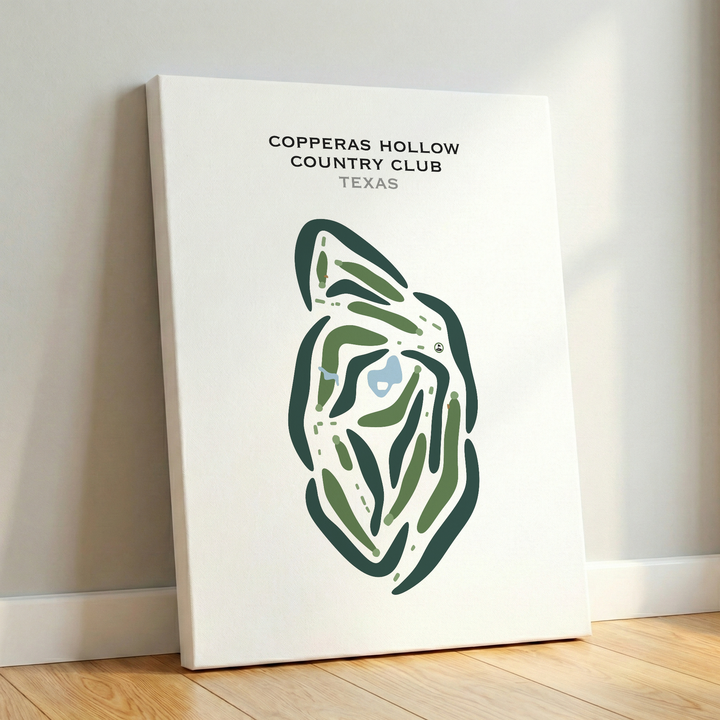 Copperas Hollow Country Club, Texas - Printed Golf Courses