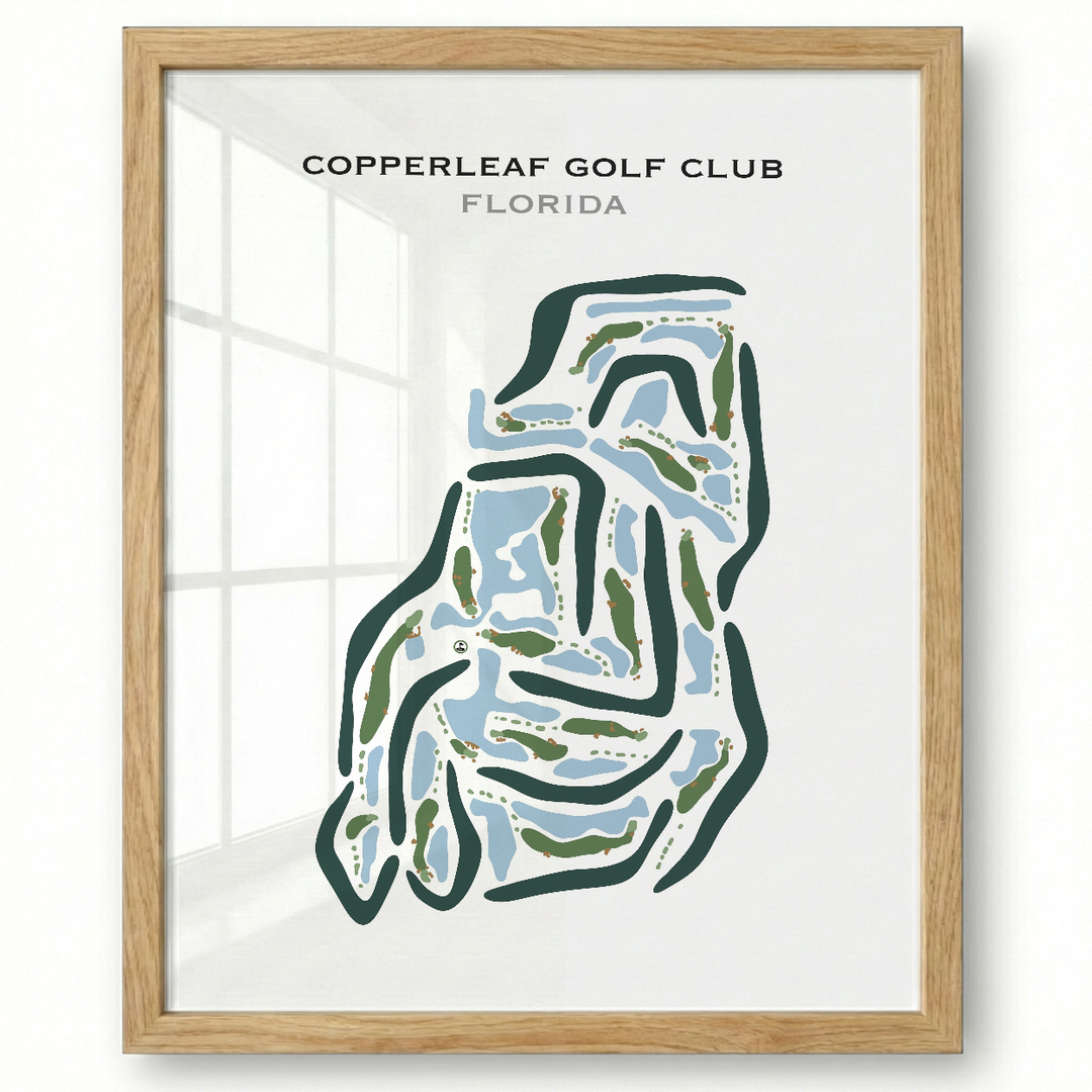 Copperleaf Golf Club, Florida - Printed Golf Courses