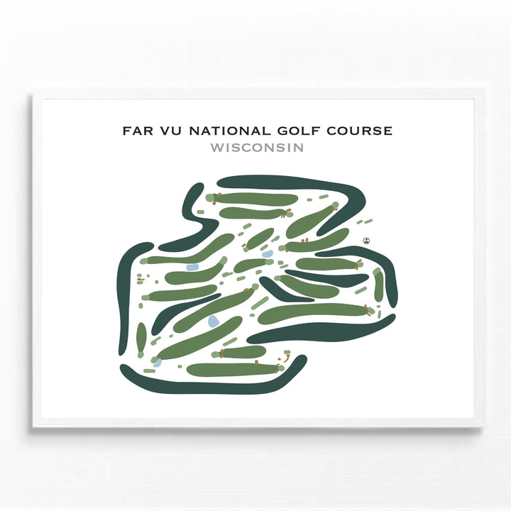 Far Vu National Golf Course, Wisconsin - Printed Golf Courses