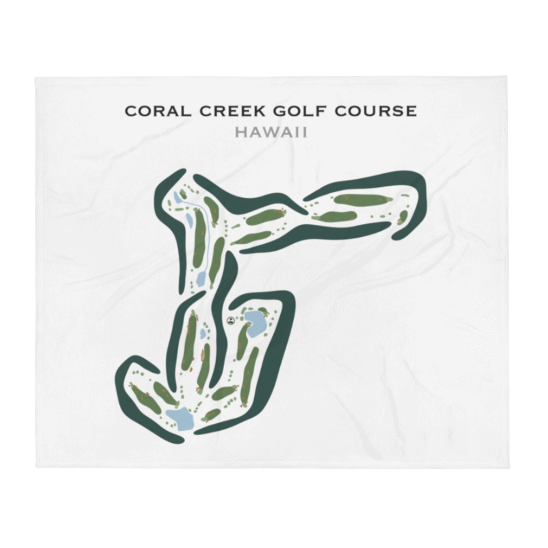 Coral Creek Golf Course, Hawaii - Printed Golf Courses