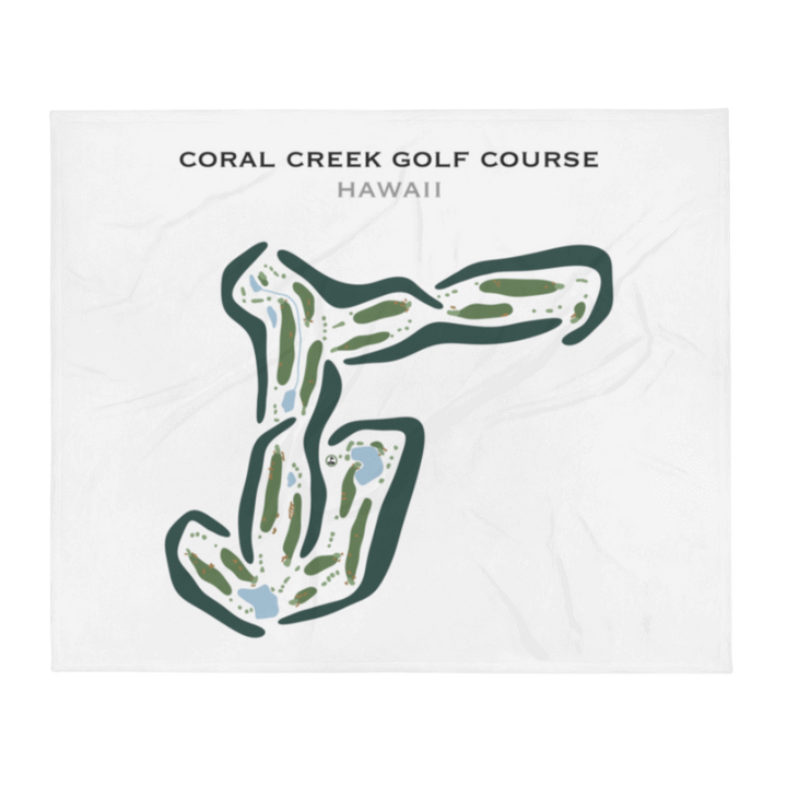 Coral Creek Golf Course, Hawaii - Printed Golf Courses