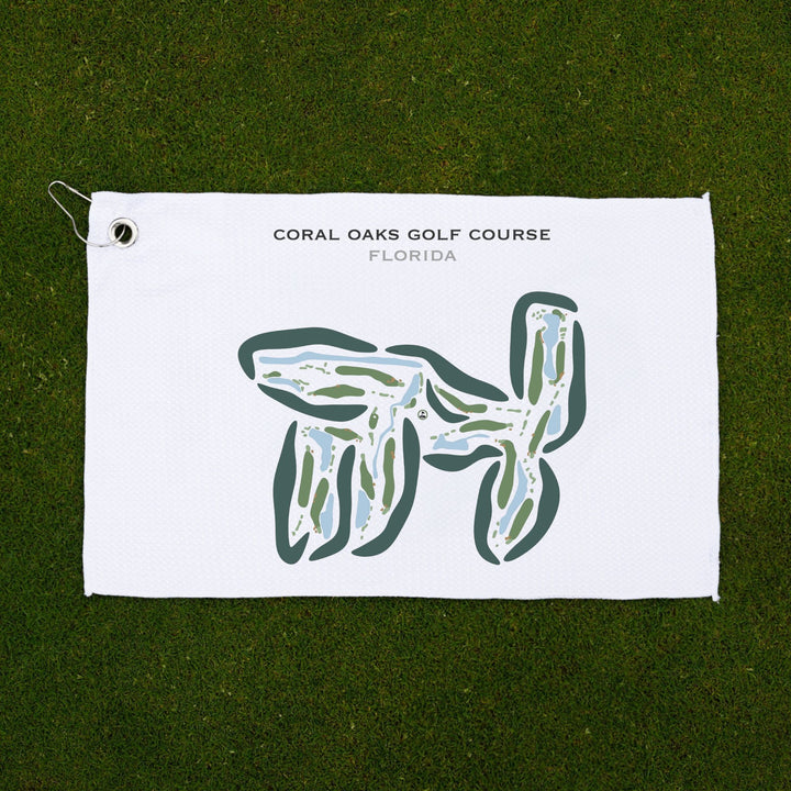 Coral Oaks Golf Course, Florida - Printed Golf Courses