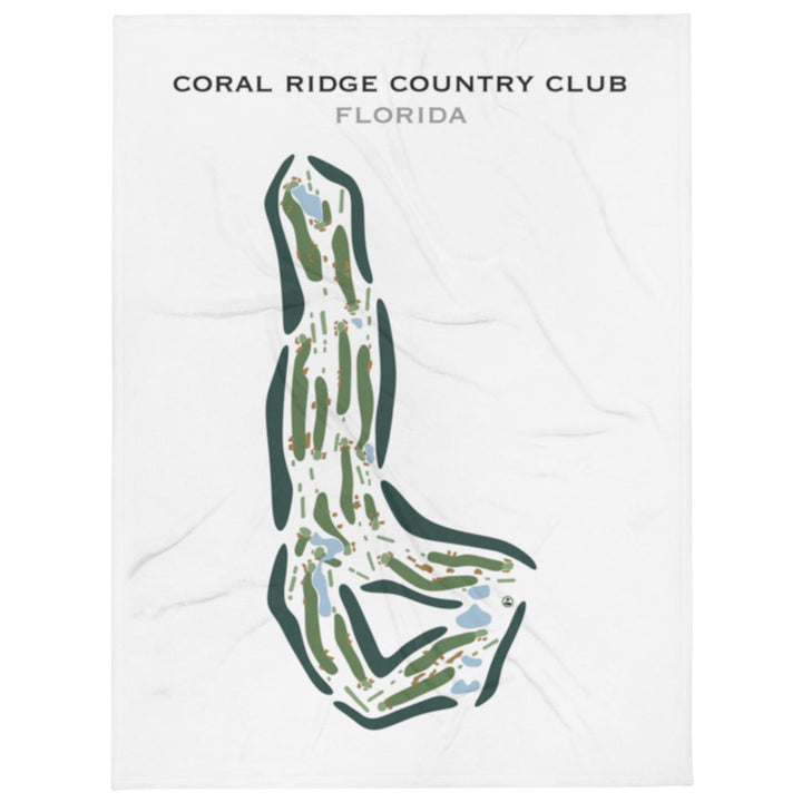 Coral Ridge Country Club, Florida - Printed Golf Course