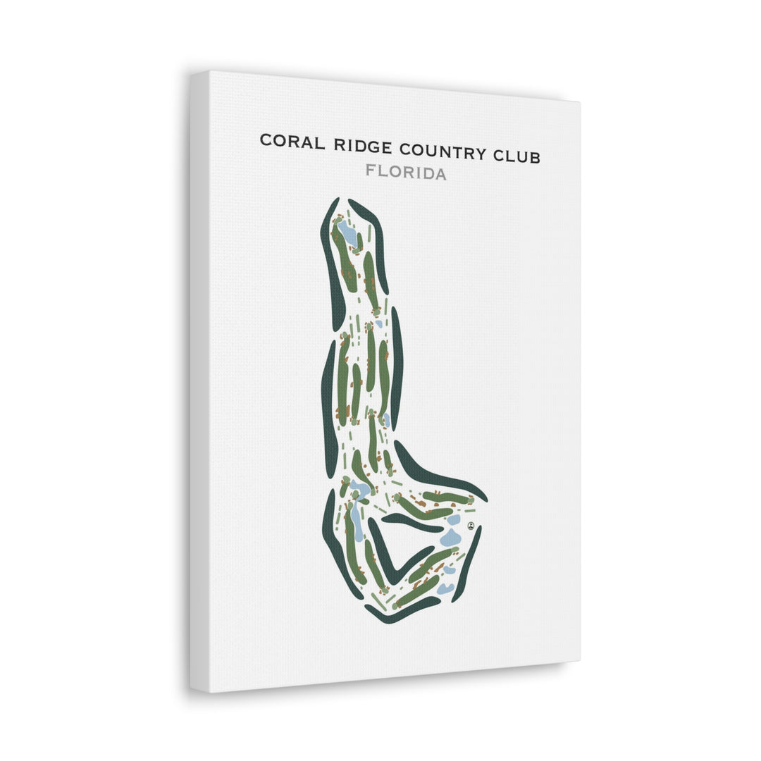 Coral Ridge Country Club, Florida - Printed Golf Course