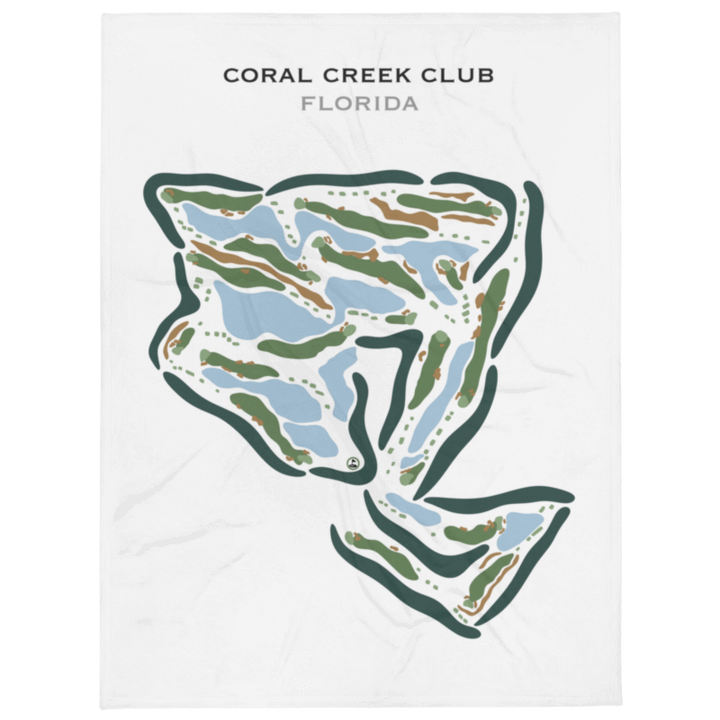 Coral Creek Club, Florida - Printed Golf Courses