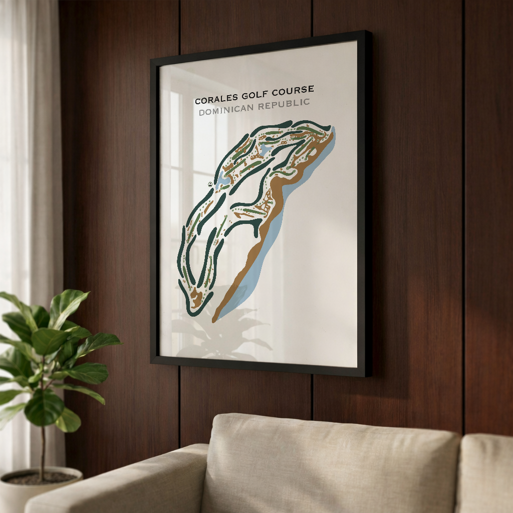 Corales Golf Course, Dominican Republic - Printed Golf Courses