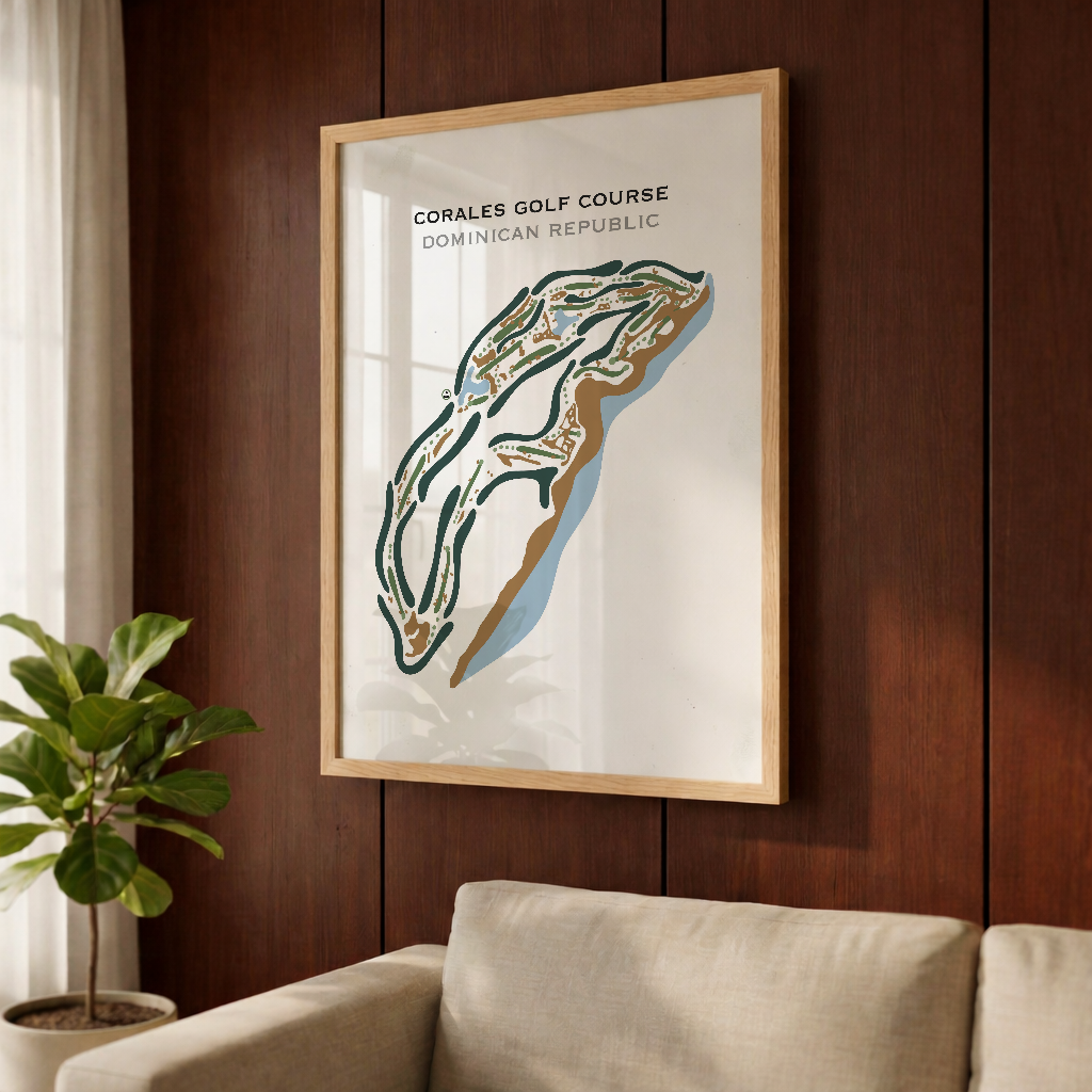 Corales Golf Course, Dominican Republic - Printed Golf Courses