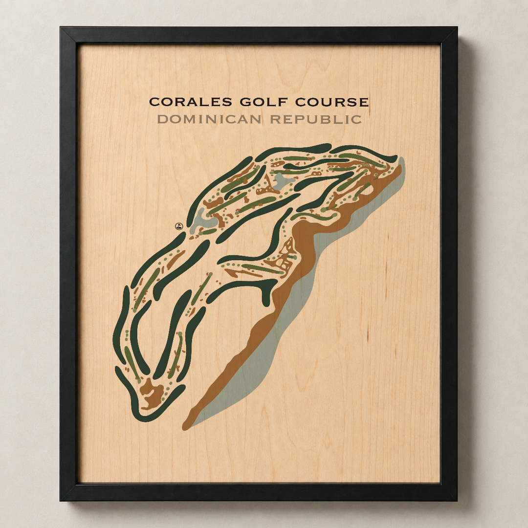 Corales Golf Course, Dominican Republic - Printed Golf Courses