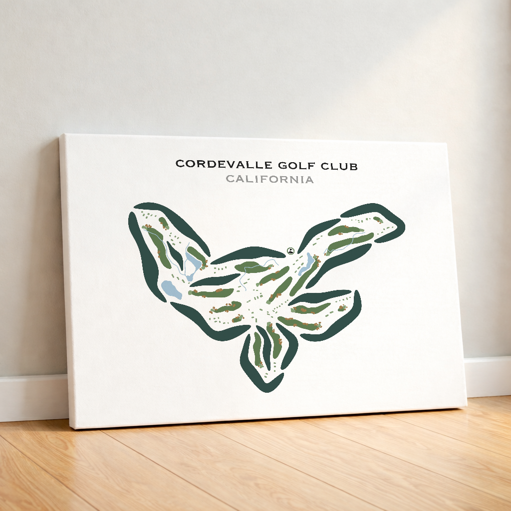 CordeValle Golf Club, California - Printed Golf Courses
