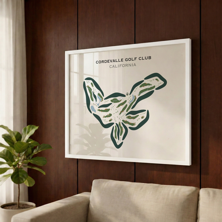 CordeValle Golf Club, California - Printed Golf Courses