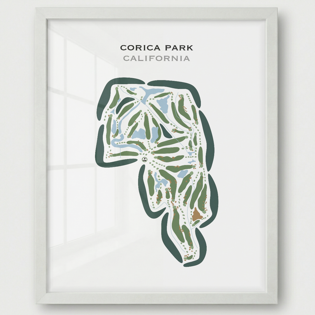 Corica Park Golf Course, California - Printed Golf Courses