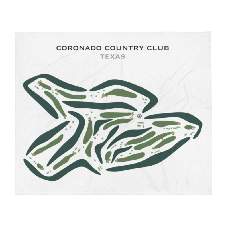 Coronado Country Club, Texas - Printed Golf Courses