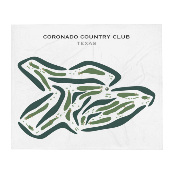 Coronado Country Club, Texas - Printed Golf Courses