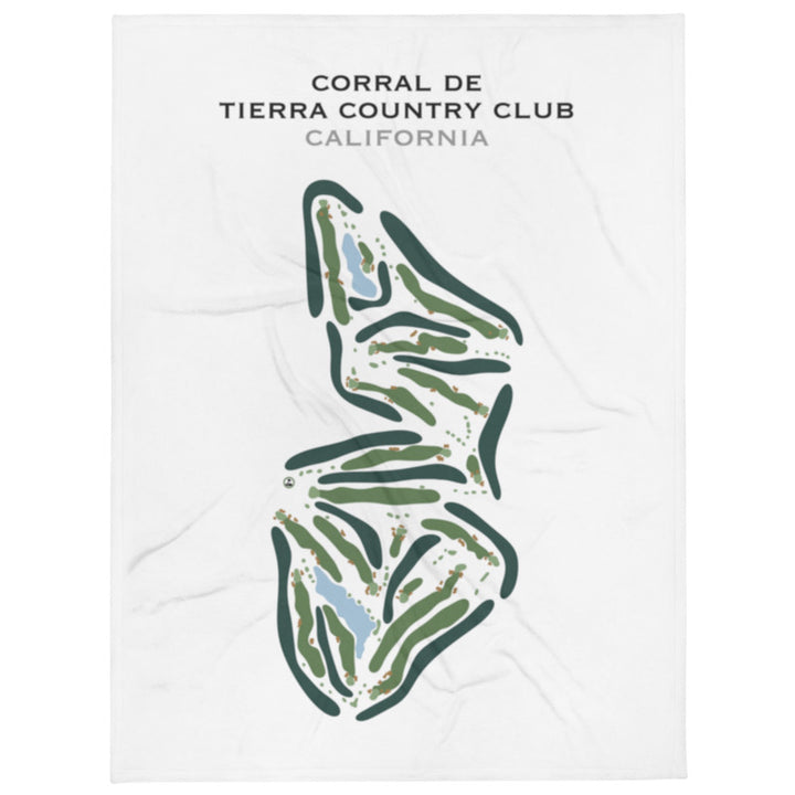 Corral de Tierra Country Club, California - Printed Golf Course