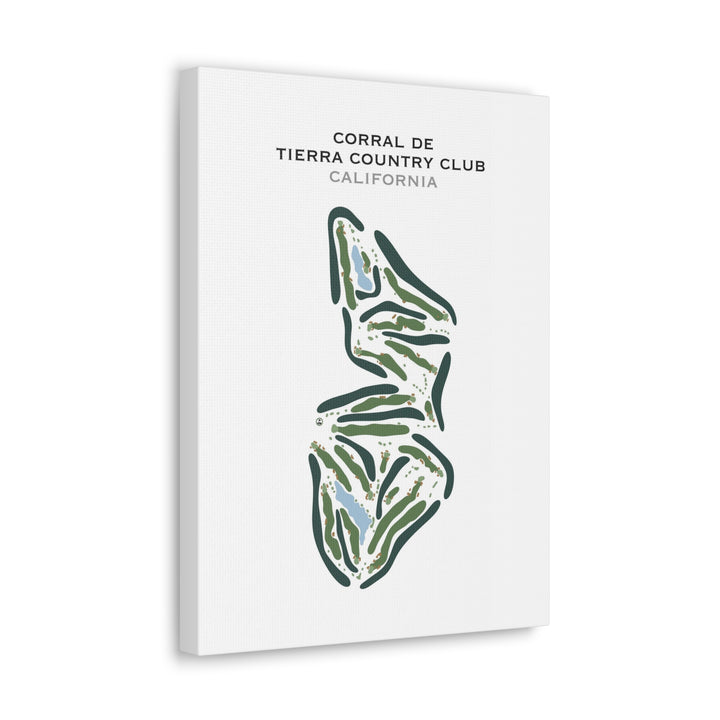 Corral de Tierra Country Club, California - Printed Golf Course