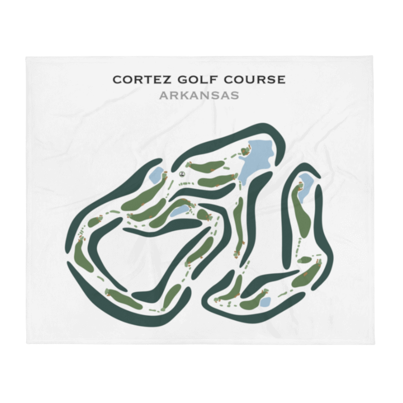 Cortez Golf Course, Arkansas - Printed Golf Courses