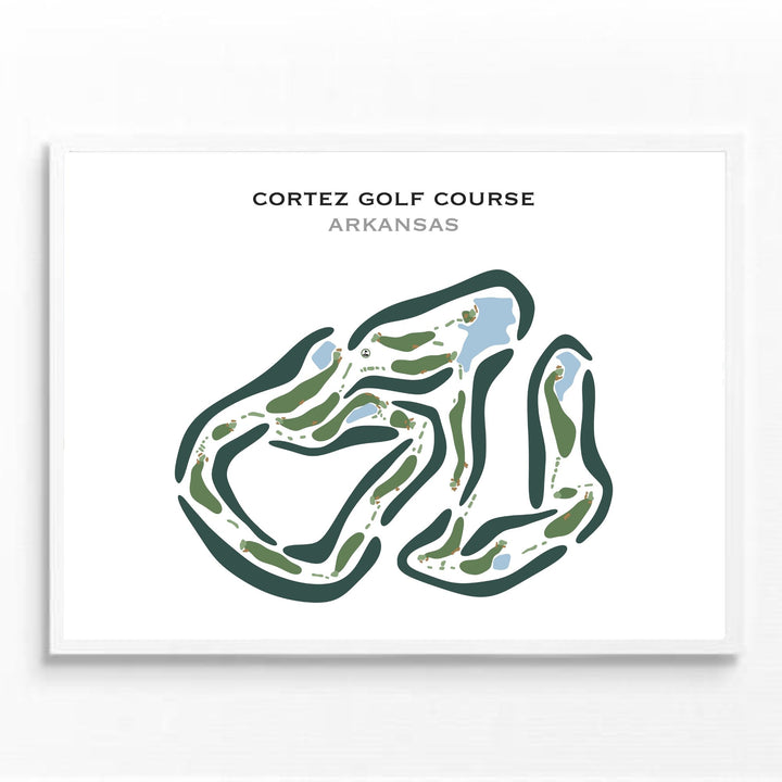 Cortez Golf Course, Arkansas - Printed Golf Courses