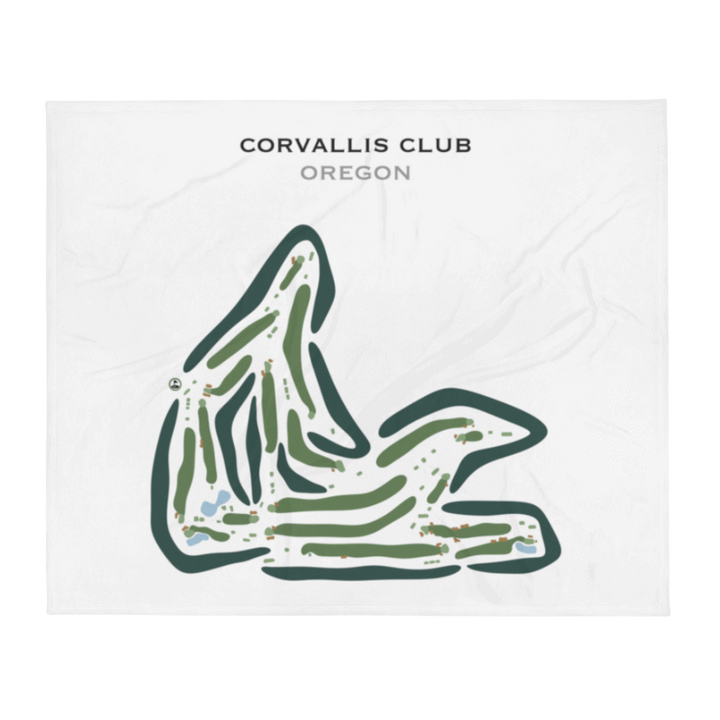 Corvallis Club, Oregon - Printed Golf Courses