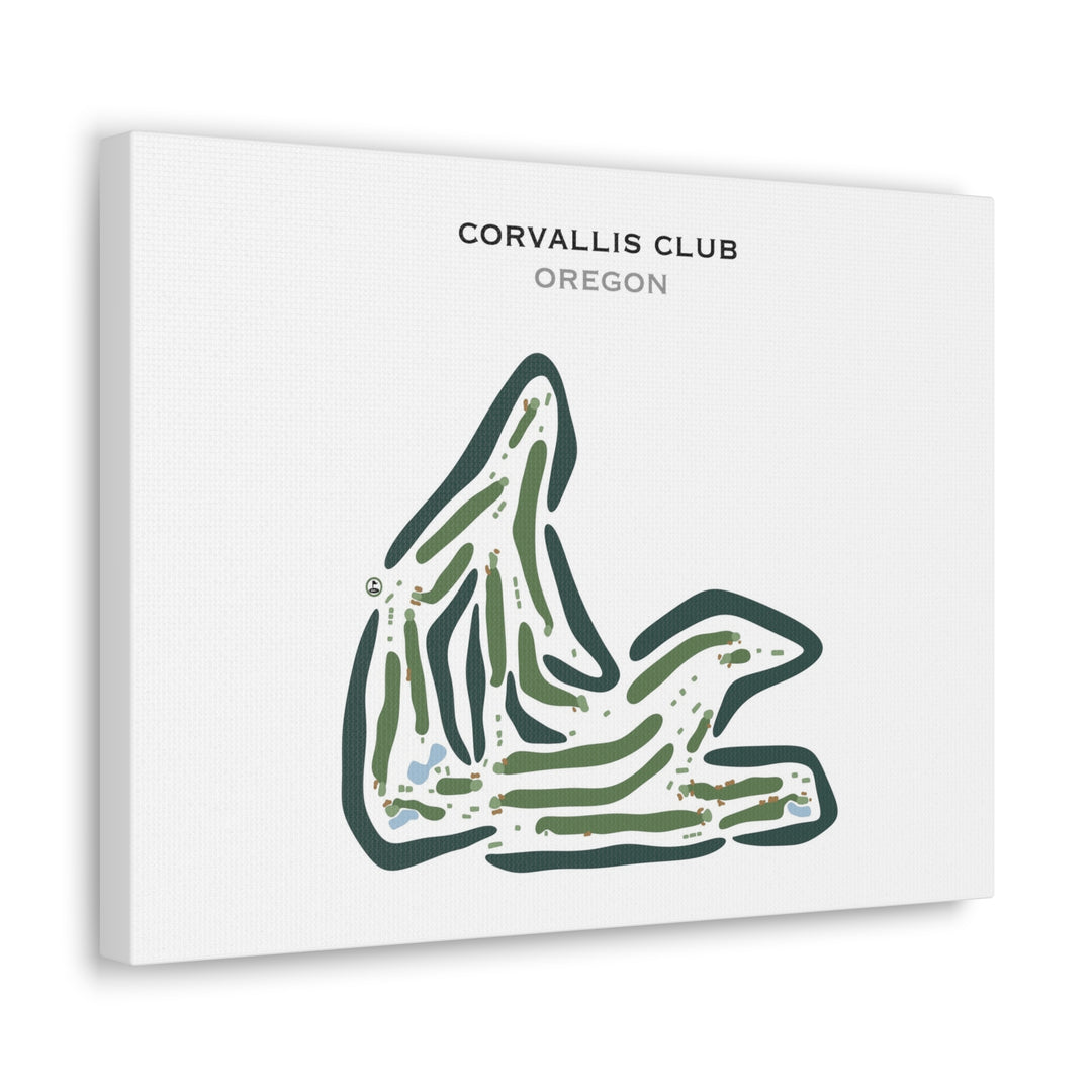 Corvallis Club, Oregon - Printed Golf Courses