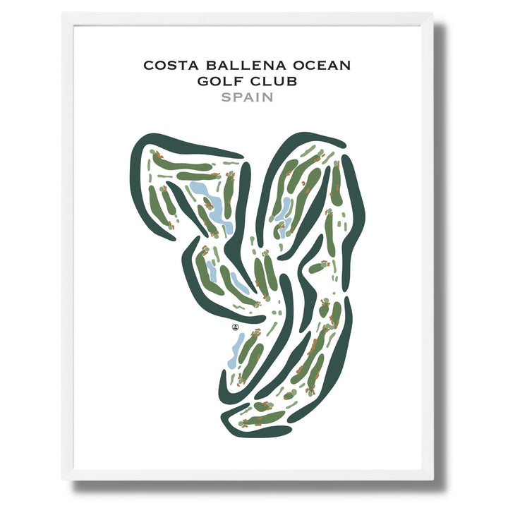 Costa Ballena Ocean Golf Club, Spain - Printed Golf Courses