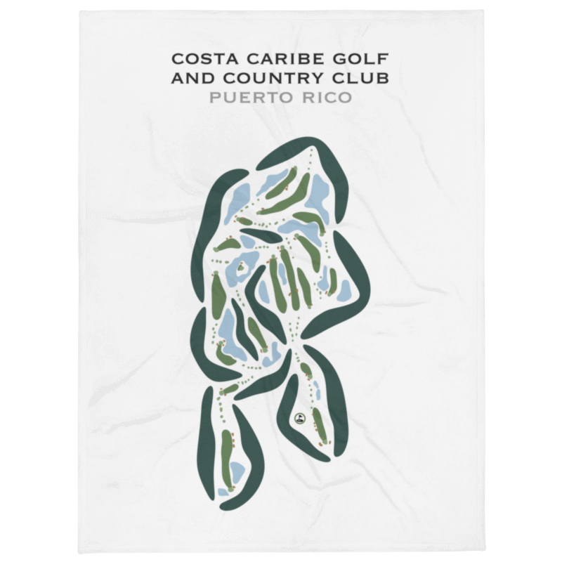 Costa Caribe Golf & Country Club, Puerto Rico - Printed Golf Courses