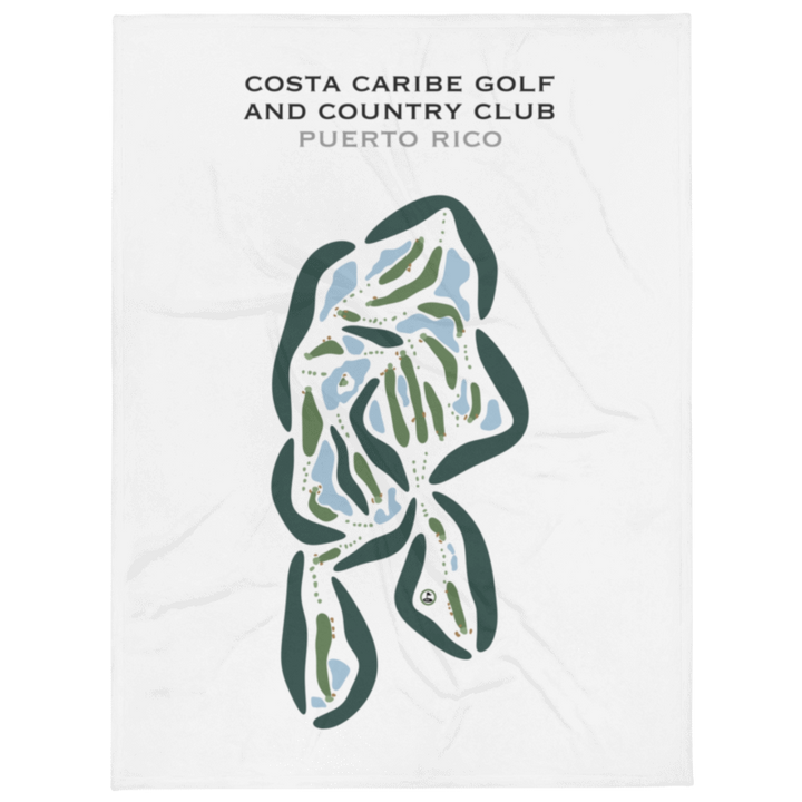 Costa Caribe Golf & Country Club, Puerto Rico - Printed Golf Courses