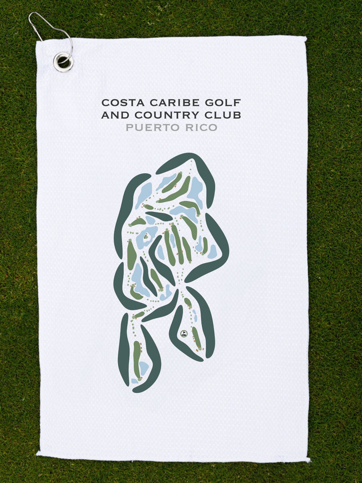 Costa Caribe Golf & Country Club, Puerto Rico - Printed Golf Courses
