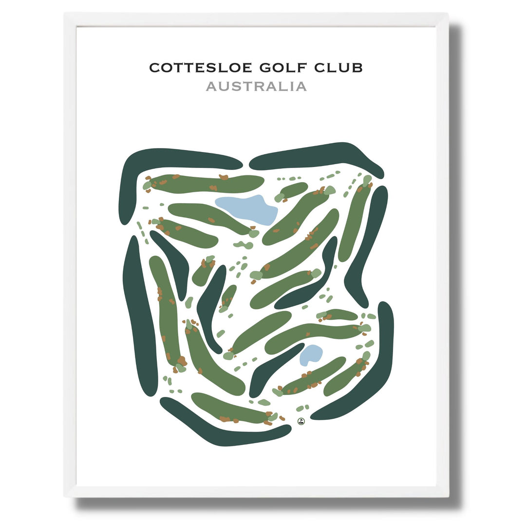 Cottesloe Golf Club, Australia - Printed Golf Courses