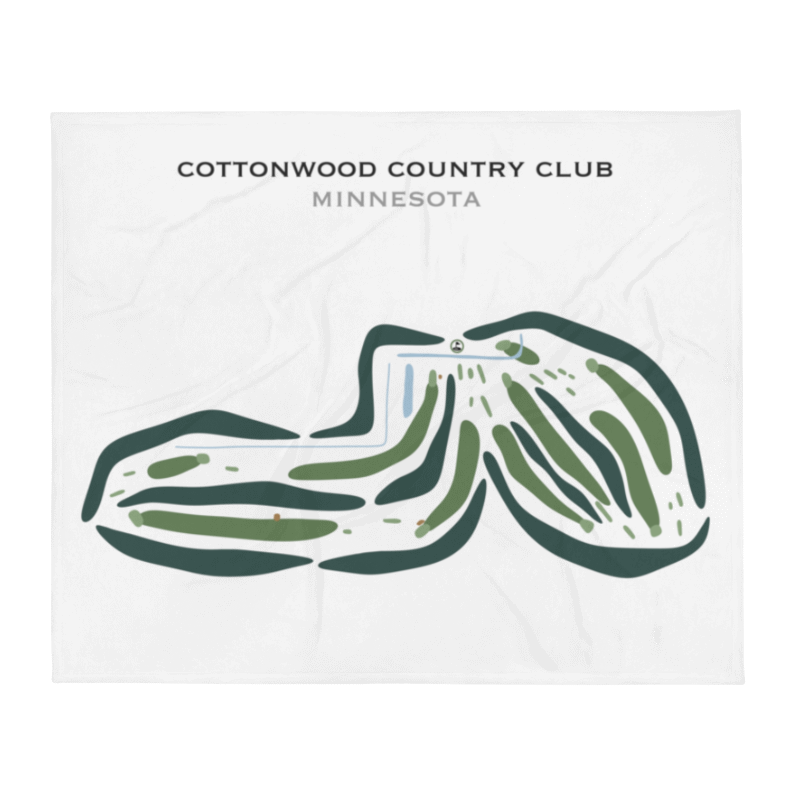 Cottonwood Country Club, Minnesota - Printed Golf Courses