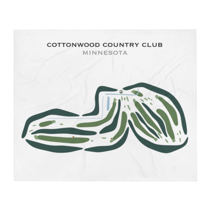 Cottonwood Country Club, Minnesota - Printed Golf Courses