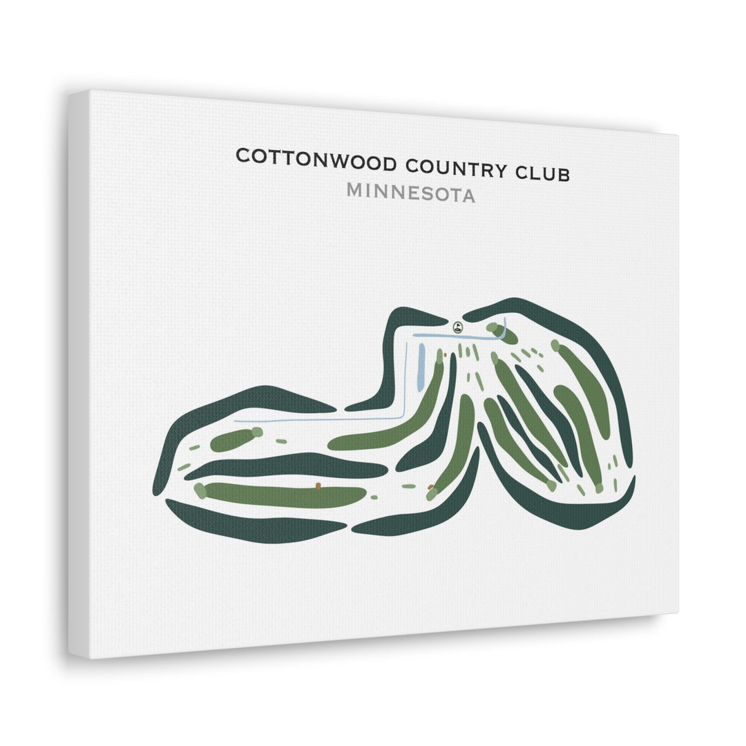 Cottonwood Country Club, Minnesota - Printed Golf Courses