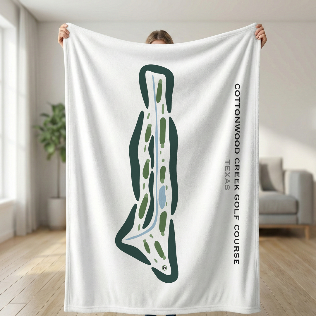 Cottonwood Creek Golf Course, Texas - Printed Golf Courses